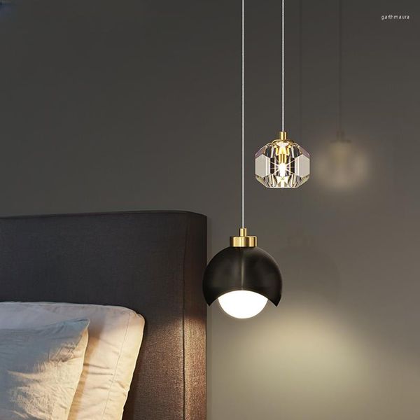 Lustres Led Art Lustre Suspension Lampe Lumière Chambre Décor De Luxe Maître De Chevet Moderne Simple Style Nordique Ligne Salon TV Fond Mur