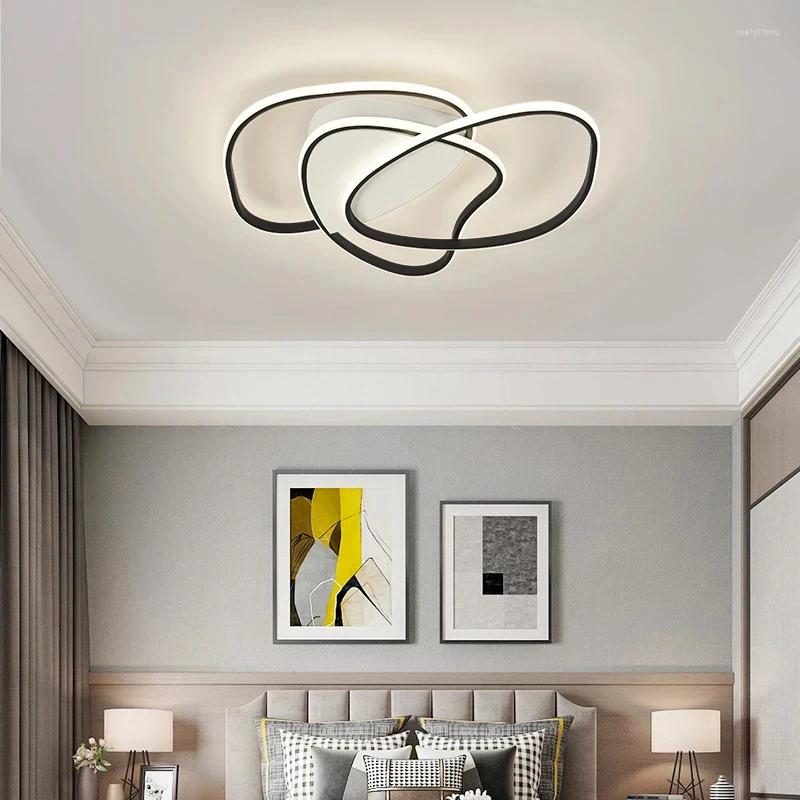 Żyrandole LED sufit lekkie ściemnialne do salonu do sypialni jadalnia kuchnia kreatywna lampa nowoczesna