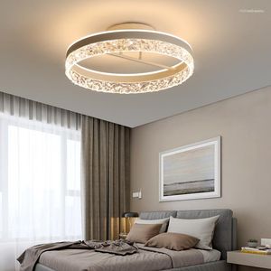 Lustres Led Lustre pour chambre moderne or noir plafonnier appartement chambre d'enfants salle à manger maison anneau lustre luminaires