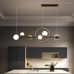 Kroonluchters lieten kroonluchter voor eetkamer keukentafel bar plafond hanglamp modern Noordse stijl ontwerp afstandsbediening hangend licht