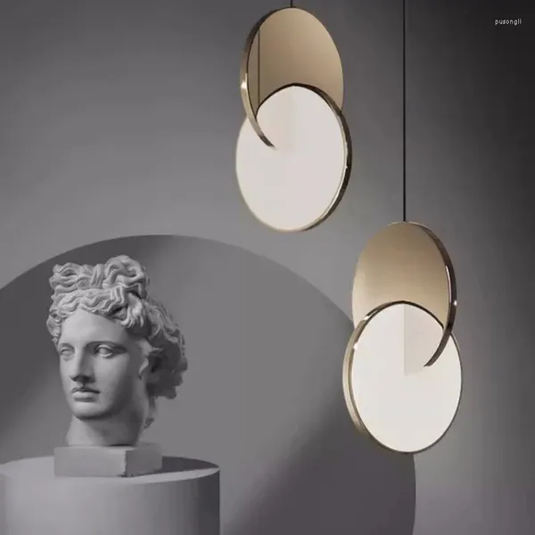 Lustres LED Crystal Chandelier moderne pour salle à manger décor créatif à la maison lampe suspendue