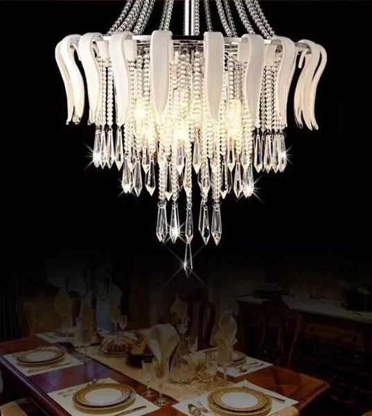 Lustres LED design d'éclairage fleur de cristal moderne luxe élégant lustre en cristal LLFA