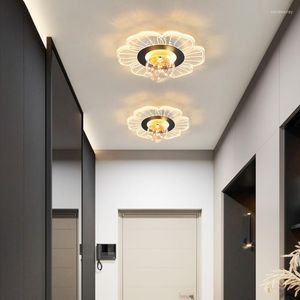 Kroonluchters Led Moderne Eenvoud Acryl Gangpad Lampen Voor Gang Balkon Loft Creatieve Hal Kroonluchter Verlichting Indoor Deco Verlichting