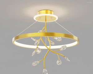 Lustres pendentif LED lampe créative nordique moderne luxe chambre décor pour chambre intérieur salon décoration plafonnier