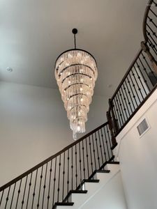 Kroonluchters Led hanglamp modern licht luxe creatief kristal voor el lobby grand duplex spiraalvormige trap lang decor