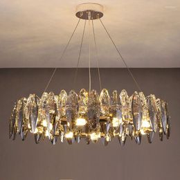 Lustres Led Postmodern cristal Designer Lustre salon chambre éclairage Lustre Foyer