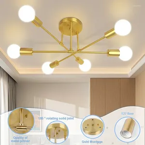 Lustres Lumière Lampes Suspendues Pendentif Plafond Led Lustre Lustre Lampe Salle à manger De Luxe Rétro Luminaire Décoration