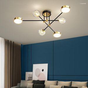 Kronleuchter Wohnzimmer Lampe 2023 Stil Zeitgenössische Minimalistische Licht Luxus Nordic Master Schlafzimmer Decken Lampen Led Innen Beleuchtung