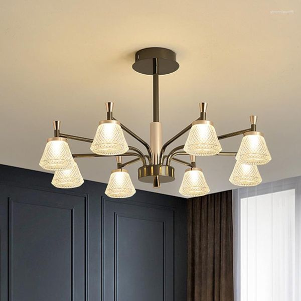 Lustres Salon Lustre LED Vintage Dining Light Creative Chambre Scandinavie