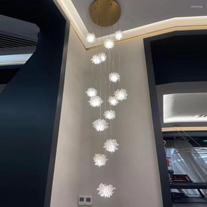 Kroonluchters Lang Design Trap Crystal Kroonluchter Led Living Light Gold Hanglamp Slaapkamer Decoratie Cristal Lampe