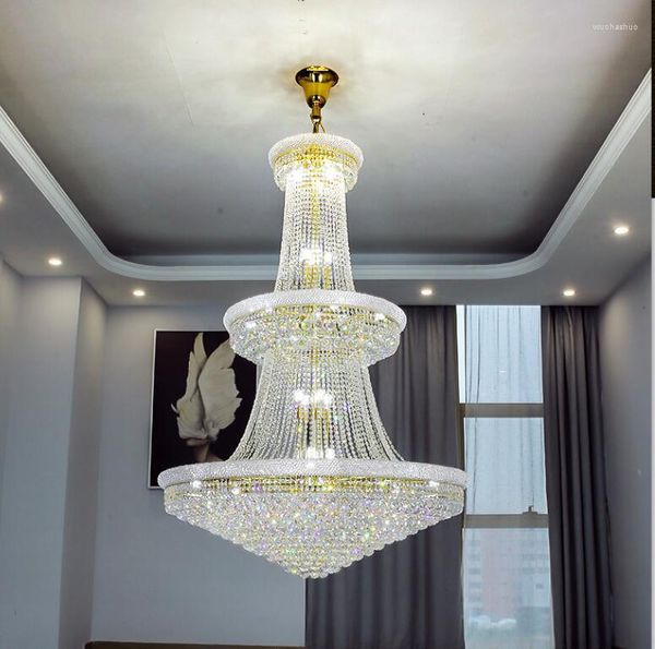 Lustres Ly lustre en cristal éclairage pour salon chambre pendentif K9 Ac90-26V E14 LED ampoules maison décorative