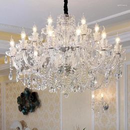 Lustres MG Cristal Chandelier Iluminação para sala de estar K9 Top Grade Pendurado Luminária de Luxo Decoração de Casamento Chrome / Gold Pingente Lâmpada