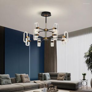 Lustres moderne atmosphérique nordique créatif luxe salon suspension pour salle à manger chambre cuisine luminaire