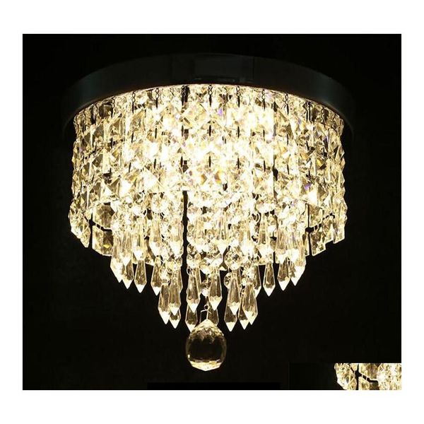 Lustres Moderne Lustre Plafonnier Boule De Cristal Luminaire Pendentif Lampe Allée Porche Chambre Salon Balcon Lumières Drop De Otbc4