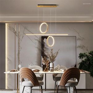 Lustres Lustre moderne éclairage LED pour salon plafond Restaurant phare salle à manger lampes suspendues luminaires