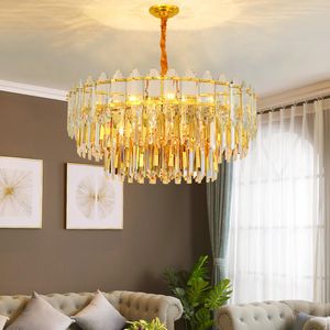 Kroonluchters Moderne Kroonluchter Verlichting Led Plafondlamp Binnen Woonkamer Decoratie Gouden Luxe Stijl Kristal