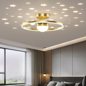 Lustres Cercle moderne LED lumières avec boules pour salon salle à manger chambre restaurant bureau maison lampes à intensité variable AC 90-260V