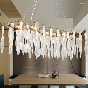 Lustres Lustre en cristal moderne éclairage pour salle à manger chambre salon cuisine LED cuivre suspension lampe branche arbre