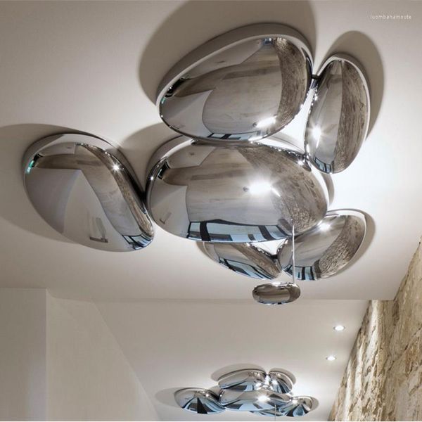 Lustres Moderne Designer Art Déco Led Éclairage Salon Décor Lustre Lampe Boutique Chrome Plafond Luminaires