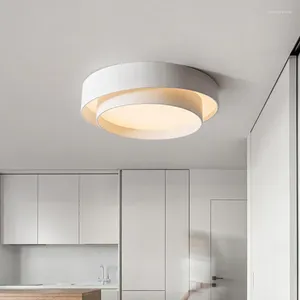 Lustres Plafond moderne à LEDs lustre luminaires décoration de la maison salon intérieur chambre noir anneau cuisine lampe dimmable
