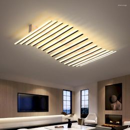 Lustres Plafond Moderne À LEDs Lumière Télécommande Lustre Pour Salon Chambre À Manger Cuisine Maison Style Simple Lampe Design