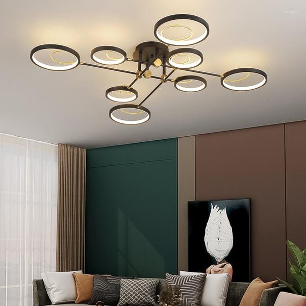 Lustres LED moderne lustre chambre salle à manger cuisine salle de bain allée simple et élégant projecteur luminaires d'intérieur