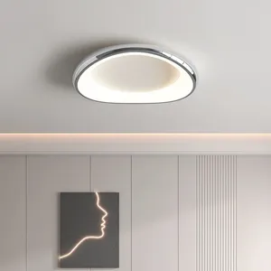 Lustres Lustre LED moderne pour chambre salon étude cuisine crèche pour enfants argent noir blanc plafonnier 2024 lumières intelligentes