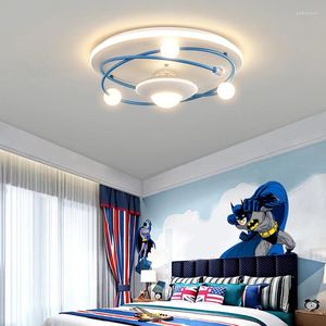 Lustres Lustre LED moderne pour chambre d'enfant garçon chambre salon étude Design plafonnier avec télécommande 2024 luminaire