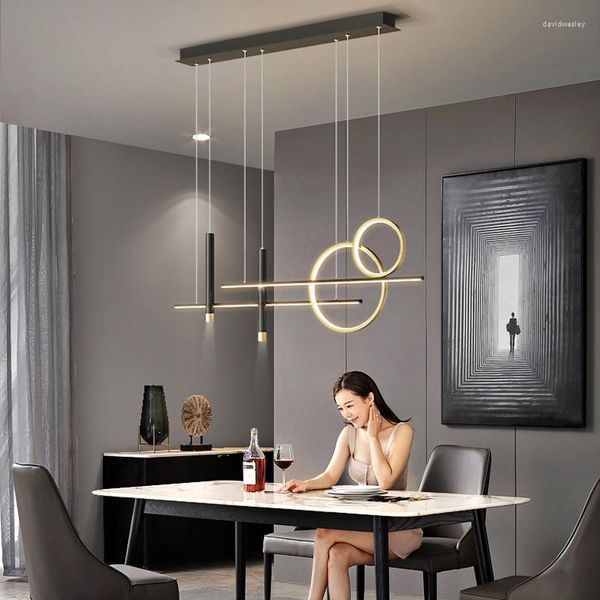 Lustres Moderne LED Lustre Pour Salle À Manger Cuisine Salon Chambre Plafond Suspension Spotlight Nordic Design Suspension