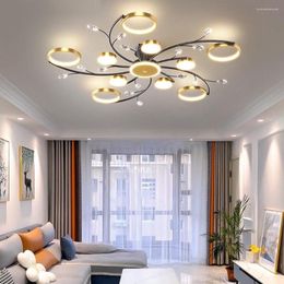 Kroonluchters Moderne Led kroonluchter woonkamer slaapkamer keuken Noordse lamp home indoor verlichting luxe decor opgehangen