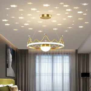 Lustres à LED moderne gypsophile lustre chambre à coucher de chambre à manger lampe de cuisine de la maison de la maison