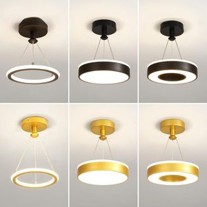 Lustres Moderne LED Intérieur Lumières Pour Allée Couloir Balcon Chambre Salon Lustre ACCUEIL Décoration Luminaire LampeChandeliers