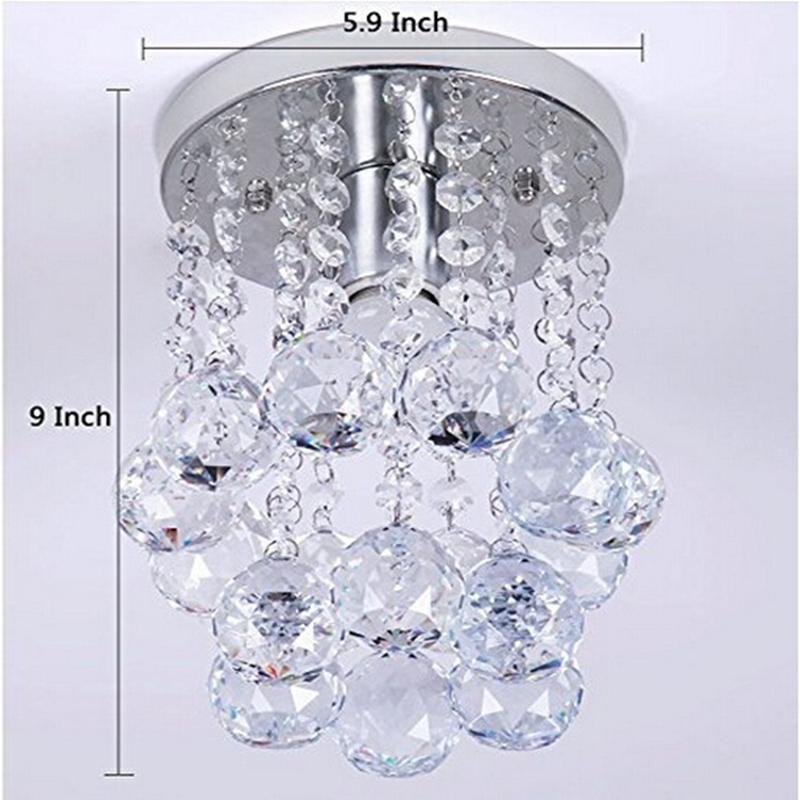 Kroonluchters Moderne Luster LED Crystal Ball Kroonluchter Lamp E27/26 Verlichtingsarmatuur Hanglampverlichting Chandeliers