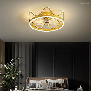 Lustres de luxe moderne plafond LED lampe multicolore avec ventilateur pour salon salle à manger chambre luminaire intérieur éclairage intérieur