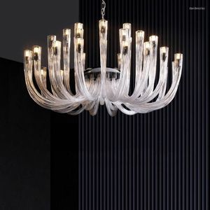 Lustres Moderne De Luxe Lustre En Cristal En Verre Éclairage Suspendu Pour Salon Chambre Cuisine Île Pendentif Lampe Décoration De La Maison