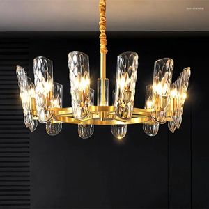 Kroonluchters Modern Luxury Design Round Crystal Plafond Kroonluchter voor woonkamer Slaapkamer Restaurant Indoor verlichting Lampen armaturen