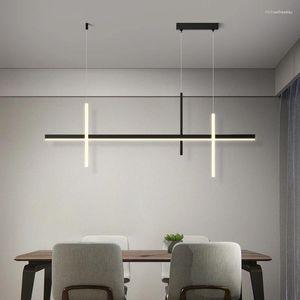 Kroonluchters Modern Minimalisme LED Hanglamp Voor Eetkamer Keuken Bar Woonkamer Slaapkamer Art Design Kroonluchter Home Decor Lichtpunt