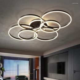 Lampadari Moderno E Minimalista Soggiorno Atmosfera Casa Luce di Lusso Camera Da Letto Nordica Lampada Studio Plafoniere A Led