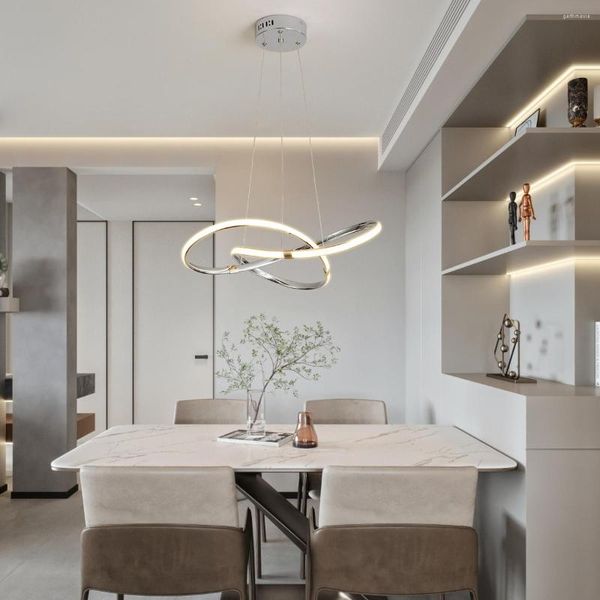 Lustres moderne pendentif LED lustre lampe AC110-240V lampes suspendues pour salle à manger chambre cuisine boutique décor à la maison