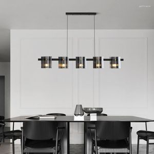 Kroonluchters Moderne Stijl Led Kroonluchter Voor Keuken Eetkamer Tafel Kantoor Zwart Koper Plafond Hanglamp Indoor Luxe Hanglamp