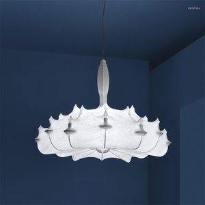 Kroonluchters Moderne Zeppelin Kroonluchter Minimalistisch handgeweven Silk Lamp eetkamer Furniture Home Decoratie Landstijl Loft