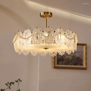 Lustres Morden Verre Sculpté Cristal Led Plafond De Luxe Pendentif Lumières Pour Salon Salle À Manger Chambre Décor À La Maison Lampe Suspendue