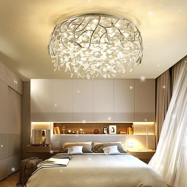 Lustres Lampes Nordiques Maison Déco Luminaires Chambre Luminaires Salon Suspensions Moderne Led Lustre En Cristal Plafond