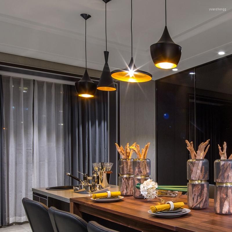 Lustres nordique LED lampe suspendue déco pour salon lumière Restaurant cuisine salle à manger lustre éclairage Table plafond