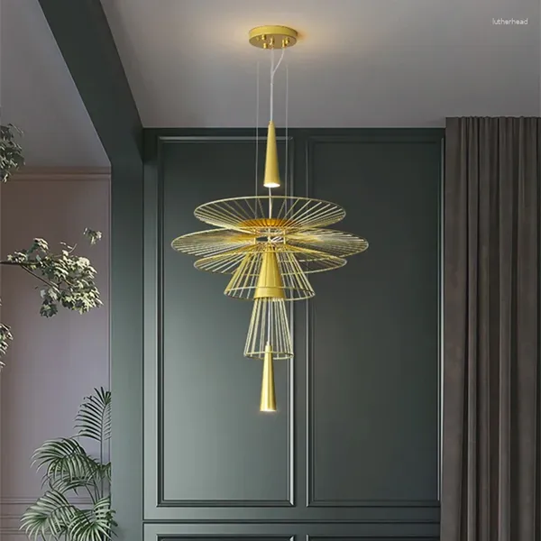 CHANDELIERS NORDIC MULTIQUE MAISE LED SPELLEMENT POUR EL DINNING SOIR ART DÉCOR DE PENDANT