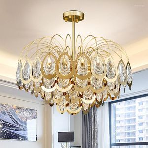 Kroonluchters post modern licht luxe woonkamer kroonluchter Italiaanse ontwerper eetkamer slaapkamer 2022 kristallen lamp