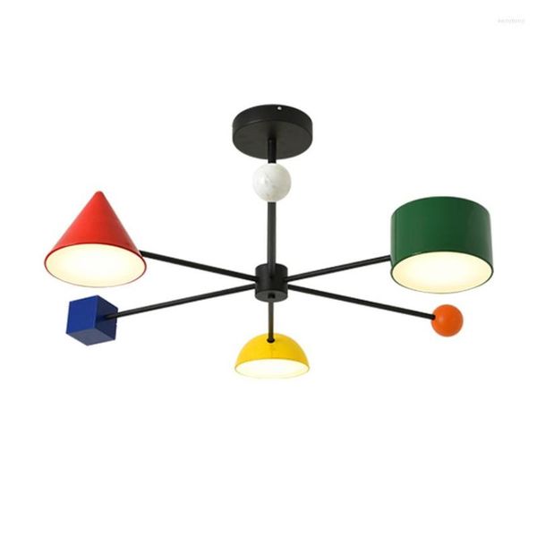 Lustres PostModern Bois LED Pendentif Lumières Éclairage Personnalité Restaurant Bar Café Solide Art Lampe Cuisine Luminaires Suspendus