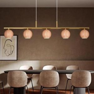 Lustres Restaurant Lustre Nordic Creative Tout Cuivre Simple Bar Lampe De Table Lampes Modernes