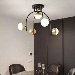 Kroonluchters retro kroonluchter led Gold Black Dimable Lighting for Living Room Study Foyer Slaapkamer Decor Keukeneiland