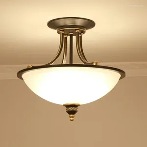 CHANDELIERS RETRO NORDIC PLADS LIGNES VINTAGE E27 Porte-lampe à LED American Style Balcon Light Home